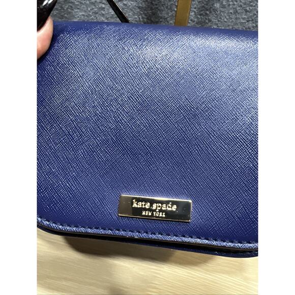 Kate Spade New York Laurel Way Carsen Crossbody Bag Navy NWOT - Picture 3 of 16